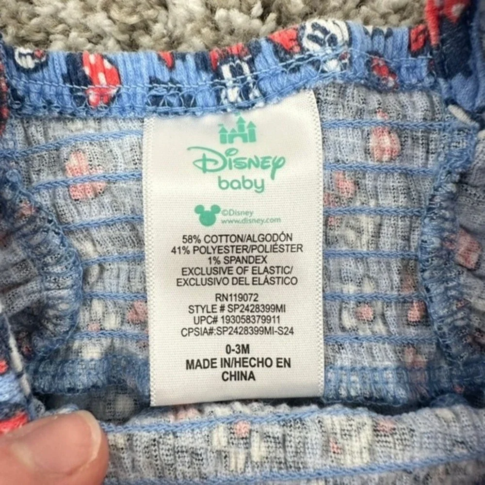 Disney Baby Girl‎ Bundle Newborn Romper Footed Winnie the Pooh Minnie Mouse Set